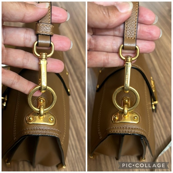 A218 - ๐ฏ % authentic Prada Cahier shoulder/crossbody bag - Picture 12 of 16